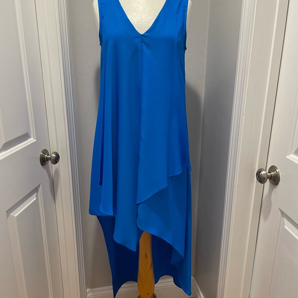 Nicole Mille New York high low cocktail dress.